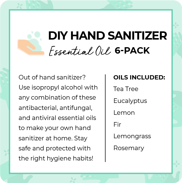 DIY Hand Sanitizer Essential Oil 6-Pack